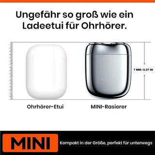 Sakerplus® Mini-Elektrorasierer mit Doppelkopf