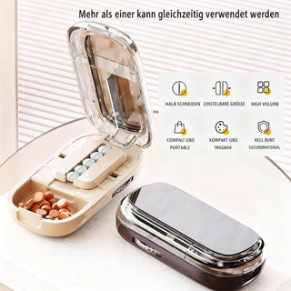 Sakerplus® Mehrfach-Tablettenschneider mit Präzisionsführung