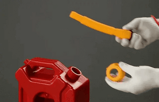 Sakerplus® Benzinkanister-Auslauf-Ersatz Mit Flexibler Anti-Verschütt-Düse