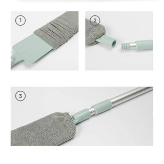 Sakerplus® Multifunktionaler einstellbarer Mikrofaser-Staubpinsel Gap Mop