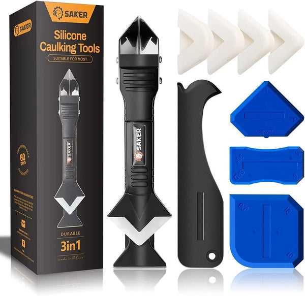 Sakerplus® 3 in 1 Silikonentferner Set Dichtungs Werkzeugsatz
