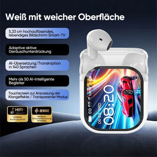 Sakerplus® HD-Display, intelligente Geräuschunterdrückung, KI-Übersetzung