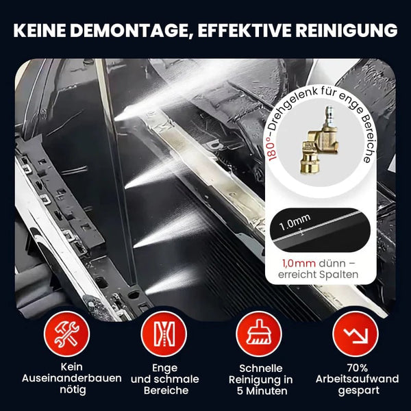 Sakerplus® Effizientes Reinigungswerkzeug ohne Demontage