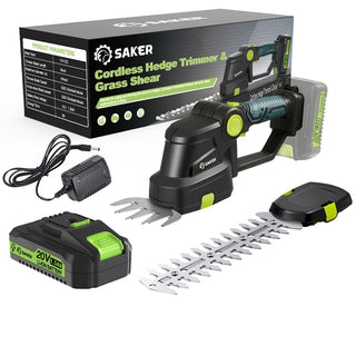 Sakerplus® 2-in-1 Akku Grasschere & Heckenschere