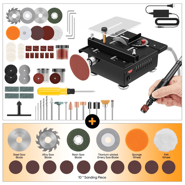 Sakerplus® Mini Multifunktionstischkreissäge