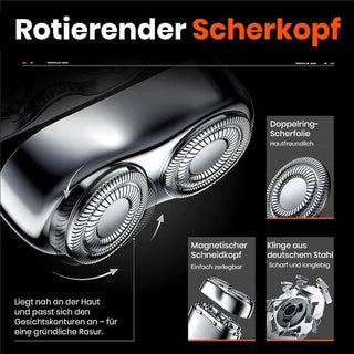 Sakerplus® Mini-Elektrorasierer mit Doppelkopf