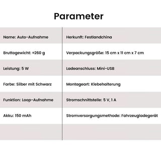 Sakerplus® Front- und Rückfahrkamera
