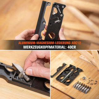 Sakerplus® Holzbearbeitungskanten Eckenhobel Set