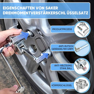 Sakerplus® DREHMOMENTVERVIELFACH-SCHLÜSSELSATZ