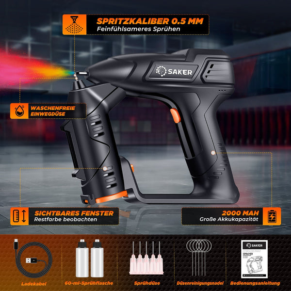 Sakerplus® Kabelloser Elektrischer Farbspriter