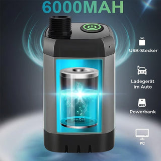 Sakerplus® Tragbare, wiederaufladbare Camping-Duschpumpe