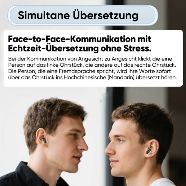 Sakerplus® HD-Display, intelligente Geräuschunterdrückung, KI-Übersetzung
