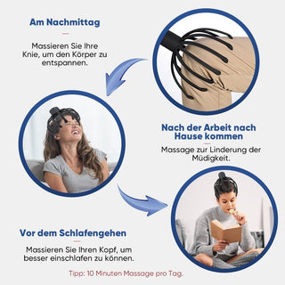 Sakerplus® Oktopus-Kopfmassager