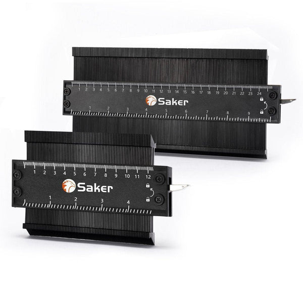 Sakerplus® 12/25CM Konturenlehre Profillehre - Vervielfältigungslehre mit Schloss