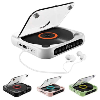 Sakerplus® Tragbarer Bluetooth-CD-Player