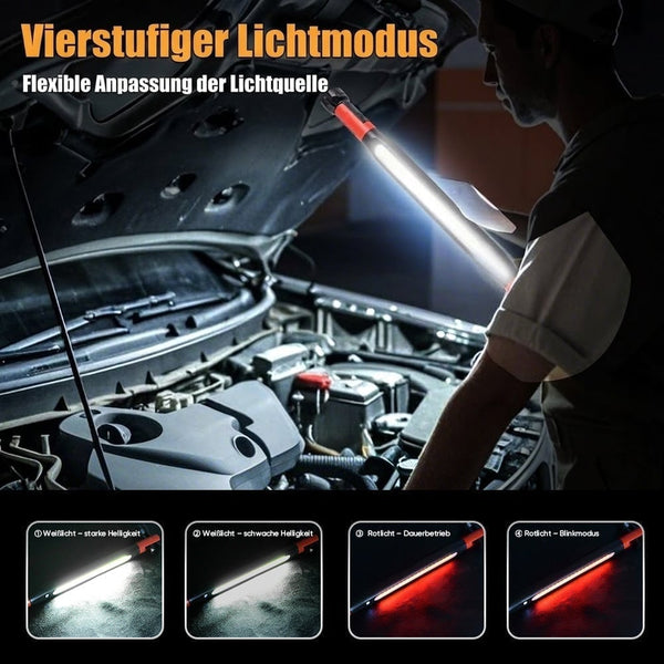 Sakerplus® Magnetische wiederaufladbare LED-Arbeitsleuchte