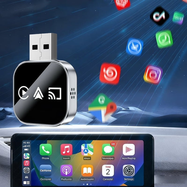 Sakerplus® Wireless CarPlay Android Auto Adapter