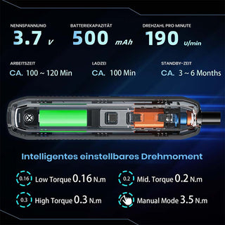 Sakerplus® 180-in-1 Präzisions-Elektroschraubendreher-Set