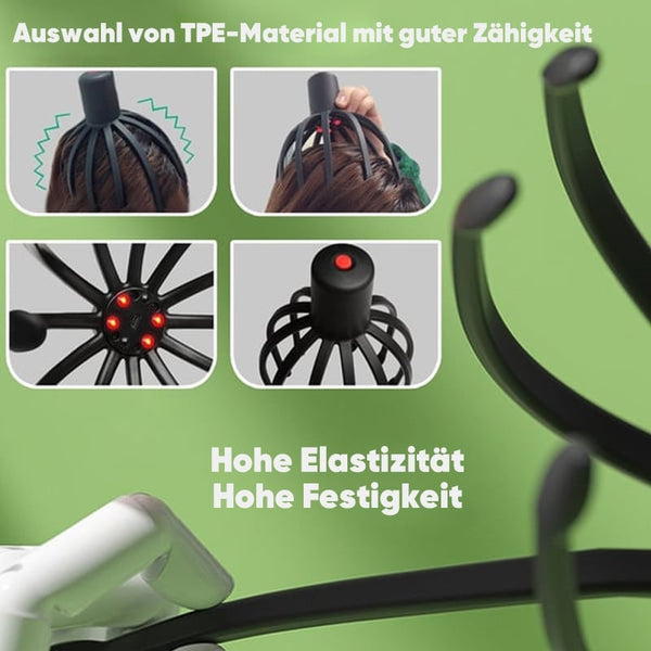 Sakerplus® Oktopus-Kopfmassager