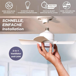 Sakerplus® Deckenventilator mit Licht