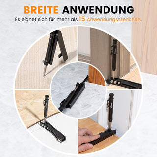 Sakerplus® Multifunktionales Anreißwerkzeug DIY Anreißlehre mit Tieflochstift