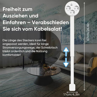 Sakerplus® Steckdosenverlängerer