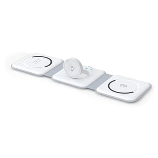 Sakerplus® 3-in-1 faltbares magnetisches Wireless-Ladegerät