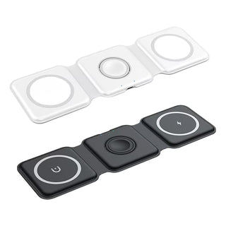 Sakerplus® 3-in-1 faltbares magnetisches Wireless-Ladegerät