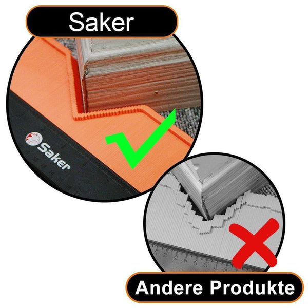 Sakerplus® 12/25CM Konturenlehre Profillehre - Vervielfältigungslehre mit Schloss