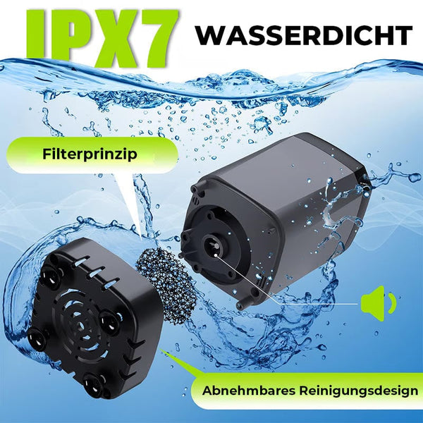 Sakerplus® Tragbare, wiederaufladbare Camping-Duschpumpe