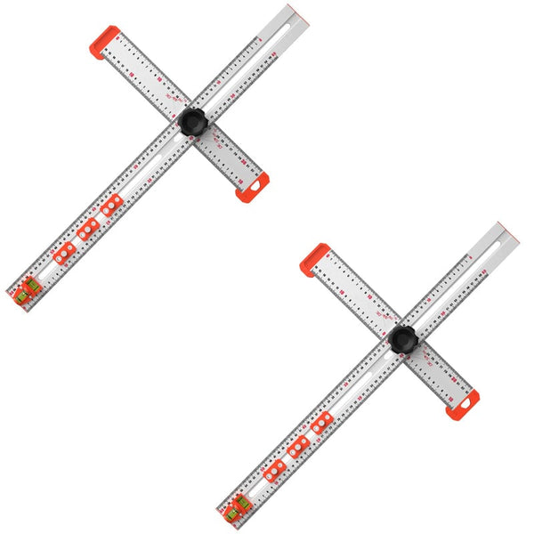 Sakerplus® 4-IN-1 Bohrer-Positionierungslineal