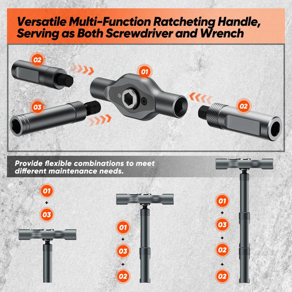Sakerplus® 42 in 1 Magnetic Screwdriver Set
