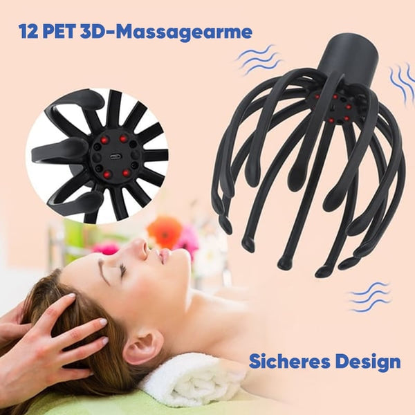 Sakerplus® Oktopus-Kopfmassager