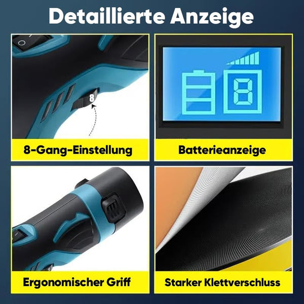 Sakerplus® 8-Gang Kabellose Autopoliermaschine