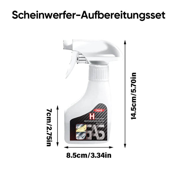 Sakerplus®  Scheinwerfer-Restaurierungsspray