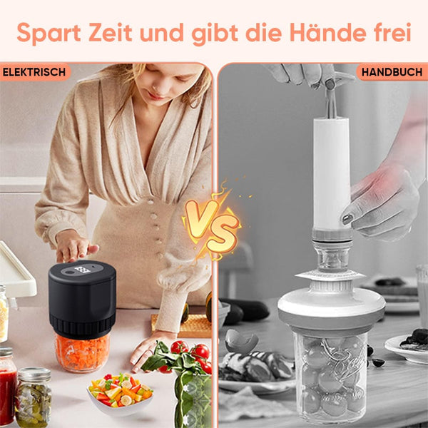Sakerplus® Elektrischer Vakuumierer für Einmachgläser