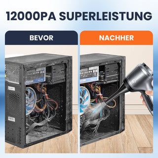 Sakerplus® 3-in-1 Verbesserter Kabelloser Mini-Handstaubsauger