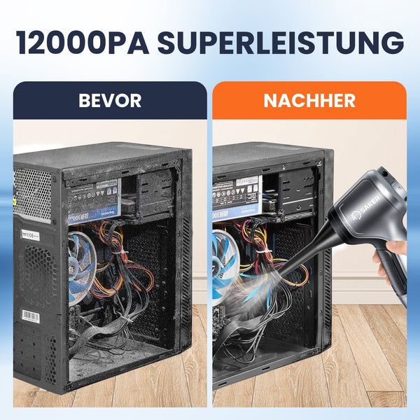 Sakerplus® 3-in-1 Verbesserter Kabelloser Mini-Handstaubsauger