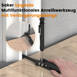 Sakerplus® Multifunktionales Anreißwerkzeug DIY Anreißlehre mit Tieflochstift