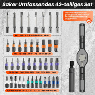Sakerplus® 42 in 1 Magnet-Schraubendreher-Set