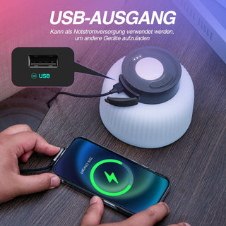 Sakerplus® Multifarbiges Camping Lichtband