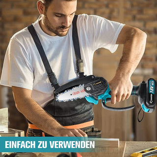 Sakerplus® 4/6 Zoll Mini Kettensäge Akku Einhandsäge